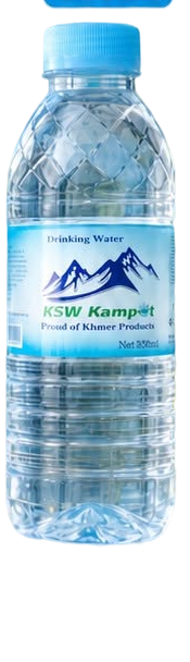KSW Kampot 350ml spring water bottle